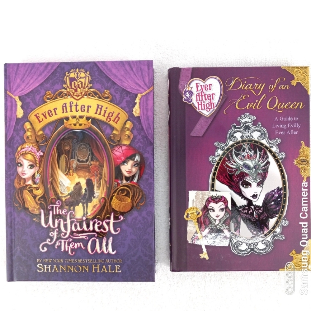 Ever After High The Unfairest of Them All & Diary of an Evil Queen Books